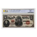 1907 $5 Legal Tender United States Currency Note PCGS Ch F 15 (PCBLIC Error)