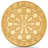 1/2 gram Gold Darts Coin Palau .9999 Fine