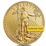 1/4 oz Gold American Eagle $10 Coin BU (Random Year)
