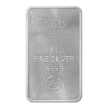 1 Kilo ABC Refinery Eureka Silver Bar .9999 Fine