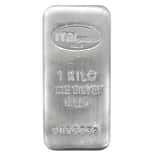 1 Kilo Italpreziosi Italian Silver Cast Bar .999 Fine