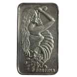 1 oz RAMI Suisse Lady Fortuna Silver Bar .999 Fine (Scruffy)
