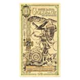 1 South Dakota Goldback 1/1000 oz 24K Gold Foil Aurum Note