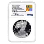 2016-W 1 oz Proof Silver American Eagle 30th Ann. NGC PF 70 ER (Mercanti)