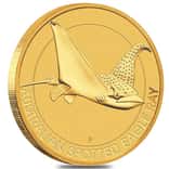 2021 1/4 oz Gold Australian Spotted Eagle Ray Coin BU