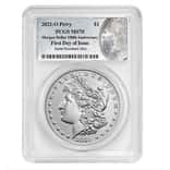 2021 Morgan Silver Dollar Centennial O Privy PCGS MS 70 FDOI (Morgan Label)