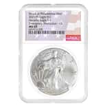 2021 (P) 1 oz Silver American Eagle NGC MS 69 ER (35th Anniv) Emergency Production