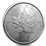 2023 1 oz Canadian Silver Maple Leaf .9999 Fine $5 Coin BU