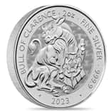2023 GB 2 oz Silver The Tudor Beasts Bull of Clarence Coin BU
