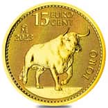 2023 Spain 1/10 oz Bull Gold Coin .9999 Fine Reverse Proof