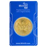 2024 1 oz Canadian Gold Maple Leaf BU (MintID NFC Scan Card)