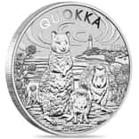 2024 1 oz Silver Australian Quokka Perth Mint BU