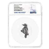 2024 Chad 1 oz Silver Kookaburra Shaped Coin NGC MS 69 ER One of First 100