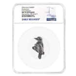 2024 Chad 1 oz Silver Kookaburra Shaped Coin NGC MS 70 ER One of First 100