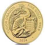 2024 GB 1 oz Gold The Tudor Beasts Tudor Dragon Coin BU