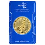 2024 Great Britain 1 oz Gold Britannia BU (MintID NFC Scan Card)