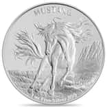 2024 Tokelau 1 oz Mustang Silver Coin .999 Fine