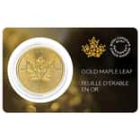 2025 1 oz Canadian Gold Maple Leaf $50 Coin BU (in Assay)