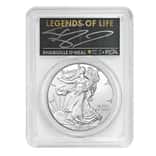 2021 1 oz Silver American Eagle Type 1 PCGS MS 70 Last Day of Production (Shaquille O'Neal)