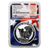 2025 1 oz Silver Australian Wedge-Tailed Eagle Perth Mint NGC MS 70 FDOI (John M. Mercanti)