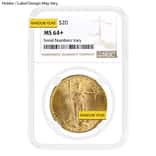 $20 Gold Double Eagle Saint Gaudens NGC MS 64+ (Random Year)