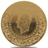 250 Kurush Turkey Ataturk Wreath Gold Coin AU/BU (Random Year)