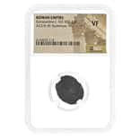 307-337 AD Roman Empire Constantine I BI Nummus Coin NGC VF