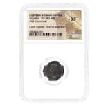 383-408 AD Eastern Roman Empire Arcadius AE3 Nummus Coin NGC XF
