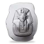 5 oz Argentia King Tut High Relief Silver Bar .9999 Fine