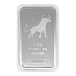 1 oz Bullion Exchanges Silver Bar .9999 Fine (in Cap)