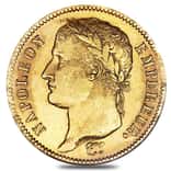 France Gold 40 Francs Napoleon I Avg Circ AGW .3734 (Random Year, 1806 - 1813)