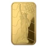NO ASSAY - 1 oz Gold Bar PAMP Suisse Statue of Liberty