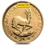 South Africa 2 Rand Gold Coin AU (Random Year)