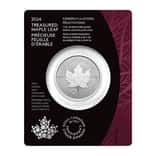 2024 Canada 1 oz Treasured Silver Maple Leaf Congratulations Privy Coin First Strikes