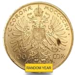 100 Corona Austrian Gold Coin Scruffy (Random Year)