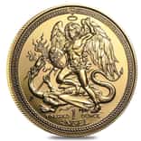 1 oz Isle of Man Proof/BU Gold Angel Coin (Random Year)