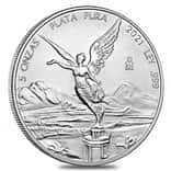 2021 5 oz Mexican Silver Libertad Coin .999 Fine BU