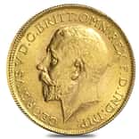 1925-1932-SA South Africa Gold Sovereign George V AU/BU