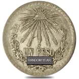 1920-1945 Mexico One Peso Silver Coin Avg Circ ASW 0.3856 oz