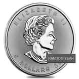 1 oz Silver Canadian Maple Leaf BU (Random Year)