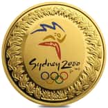 2000 Australian $100 Sydney Olympics Journey Begins Proof Gold Coin (Colorized)