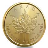 2022 1/4 oz Canadian Gold Maple Leaf $10 Coin .9999 Fine BU (Sealed)