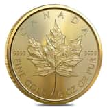 2022 1/2 oz Canadian Gold Maple Leaf $20 Coin .9999 Fine BU (Sealed)