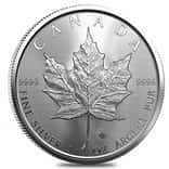 2022 1 oz Canadian Silver Maple Leaf .9999 Fine $5 Coin BU