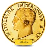 40 Lire Italy Napoleon I Gold Coin Avg Circ AGW .3734 oz (Random Year, 1807-1814)