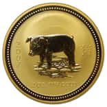 2007 2 oz Gold Lunar Year of The Pig Perth Mint (Series I)