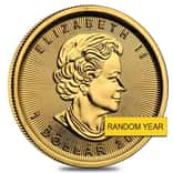 1/20 oz Canadian Gold Maple Leaf $1 Coin (Random Year)