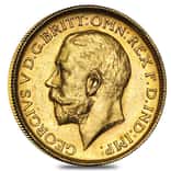 1911-1931-P Australia Gold Sovereign George V Avg Circ