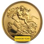 British Gold Half Sovereign BU/Proof Coin (Random Year)