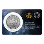 2024 1 oz Platinum Canadian Maple Leaf $50 Coin BU (in Assay)